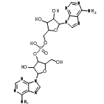 CAS#: 102029-96-9， [5-(6-Aminopurin-9-Yl)-3,4-Dihydroxy-Tetrahydrofuran-2-Yl]Methyl [5-(6-Aminopurin-9-Yl)-4-Hydroxy-2-(Hydroxymethyl)Tetrahydrofuran-3-Yl] Hydrogen Phosphate