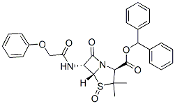 CAS#: 10209-09-3， Diphenylmethyl [2S-(2alpha,5alpha,6beta)]-3,3-Dimethyl-7-Oxo-6-(Phenoxyacetamido)-4-Thia-1-Azabicyclo[3.2.0]Heptane-2-Carboxylate 4-Oxide