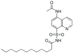 CAS#: 102107-36-8， N-(5-Acetamidoquinolin-8-Yl)Sulfonyldodecanamide