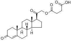 CAS#: 10215-74-4， 4-[2-[(8S,9S,10R,13S,14S,17S)-10,13-Dimethyl-3-Oxo-1,2,6,7,8,9,11,12,14,15,16,17-Dodecahydrocyclopenta[a]Phenanthren-17-Yl]-2-Oxoethoxy]-4-Oxobutanoic Acid