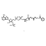 structure of CAS# 102185-37-5, S-{1-[5-(6-Amino-9H-Purin-9-Yl)-4-Hydroxy-3-(Phosphonooxy)Tetrahydro-2-Furanyl]-3,5,9-Trihydroxy-8,8-Dimethyl-3,5-Dioxido-10,14-Dioxo-2,4,6-Trioxa-11,15-Diaza-3lambda<Sup>5</Sup>,5lambda<Sup>5</Sup>-Diphosphaheptadecan -17-Yl} Benzenecarbothioate - Lithium (1:1);Benzoyl coenzyme A lithium salt