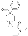 CAS#: 102207-27-2, 1-((Diethylcarbamoyl)Methyl)-4-Formyl-1-Methyl-4-Phenylpiperidinium Iodide