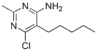CAS#: 102207-71-6， 6-Chloro-2-Methyl-5-Pentyl-Pyrimidin-4-Amine