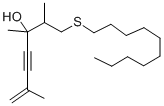 CAS#: 102244-23-5， 1-(Decylthio)-2,3,6-Trimethyl-6-Hepten-4-Yn-3-Ol