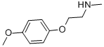structure of CAS# 102246-82-2, N-[2-(4-Methoxyphenoxy)Ethyl]-N-Methylamine;2-(4-Methoxyphenoxy)Ethyl-Methyl-Ammonium;2-(4-Methoxyphenoxy)Ethyl-Methylammonium;2-(4-Methoxyphenoxy)Ethyl-Methyl-Azanium