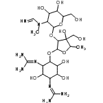 CAS#: 10225-46-4， 2,2'-(4-{[5-Deoxy-2-O-(2-Deoxy-2-{[(E)-Iminomethyl](Methyl)Amino}Hexopyranosyl)-3-C-(Hydroxymethyl)Pentofuranosyl]Oxy}-2,5,6-Trihydroxy-1,3-Cyclohexanediyl)Diguanidine