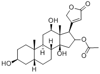 CAS#: 102281-00-5， [(3S,5R,10S,12R,13S,14S,17R)-3,12,14-Trihydroxy-10,13-Dimethyl-17-(5-Oxo-2H-Furan-3-Yl)-1,2,3,4,5,6,7,8,9,11,12,15,16,17-Tetradecahydrocyclopenta[a]Phenanthren-16-Yl] Acetate