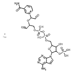 CAS#: 102281-43-6， beta-Nicotinamide adenine dinucleotide phosphate periodate oxidized sodium salt