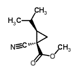 CAS#: 102363-74-6， Methyl (1R,2R)-1-Cyano-2-Isopropylcyclopropanecarboxylate