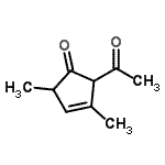 CAS#: 102369-56-2， 2-Acetyl-3,5-Dimethyl-3-Cyclopenten-1-One