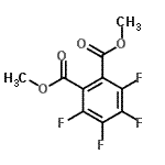 structure of CAS# 1024-59-5, Dimethyl 3,4,5,6-Tetrafluorophthalate;dimethyl 3,4,5,6-tetrafluorophthalate;Dimethyl 3,4,5,6-tetrafluorophthalate #;BAS 00109158