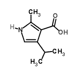 CAS#: 102440-24-4， 4-Isopropyl-2-Methyl-1H-Pyrrole-3-Carboxylic Acid