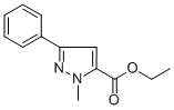 structure of CAS# 10250-63-2, 1-Methyl-3-Phenyl-1H-Pyrazole-5-carboxylic Acid Ethyl Ester