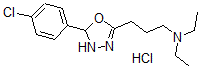 CAS#: 102504-39-2， 5-(3-(Diethylamino)Propyl)-3-(4-Chlorophenyl)-delta4-1,2,4-Oxadiazoline Hydrochloride