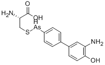 CAS#: 102516-61-0， 3-(((3-Amino-4-Hydroxyphenyl)Phenylarsino)Thio)Alanine