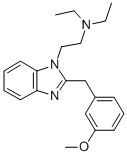 CAS#: 102516-96-1， 1-(2-Diethylaminoethyl)-2-(3-Methoxybenzyl)-Benzimidazole