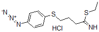 CAS#: 102568-44-5， 4-(4-Azidophenyl)Sulfanyl-1-Ethylsulfanylbutan-1-Imine Hydrochloride