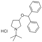 CAS#: 102584-36-1， 3-Benzhydryloxy-1-Tert-Butylpyrrolidine Hydrochloride