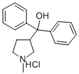CAS#: 102584-48-5， (1-Methylpyrrolidin-3-Yl)-Diphenylmethanol Hydrochloride