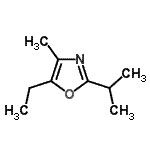 CAS#: 102586-54-9， 5-Ethyl-2-Isopropyl-4-Methyl-1,3-Oxazole