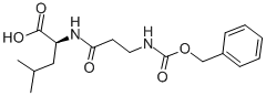 structure of CAS# 102601-38-7, N-[(Phenylmethoxy)Carbonyl]-B-Alanyl-L-Leucine;Z-BETA-ALANYL-L-LEUCINE;Z-B-ALANYL-L-LEUCINE;Z-BETA-ALA-LEU-OH