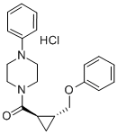 CAS#: 102617-34-5， [2-(Phenoxymethyl)Cyclopropyl]-(4-Phenylpiperazin-1-Yl)Methanone Hydrochloride