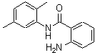 结构式 CAS# 102630-80-8, 2-氨基-N-(2,5-二甲基苯基)苯甲酰胺