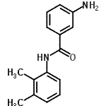 结构式 CAS# 102630-86-4, 3-氨基-N-(2,3-二甲基苯基)苯甲酰胺