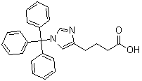 CAS#: 102676-84-6， 4-(1-Trityl-1H-Imidazol-4-Yl)Butanoic Acid