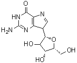 CAS 登录号：102731-45-3， (1S,2Xi)-1-(2-氨基-4-氧代-4,7-二氢-1H-吡咯并[3,2-d]嘧啶-7-基)-1,4-脱水-D-苏-戊糖醇