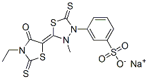CAS#: 10285-73-1， Sodium 3-[(5E)-5-(3-Ethyl-4-Oxo-2-Sulfanylidene-1,3-Thiazolidin-5-Ylidene)-4-Methyl-2-Sulfanylidene-1,3,4-Thiadiazolidin-3-Yl]Benzenesulfonate