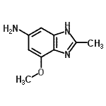 CAS#: 102872-07-1， 4-Methoxy-2-Methyl-1H-Benzimidazol-6-Amine