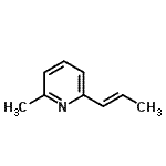 CAS#: 102877-44-1， 2-Methyl-6-[(1E)-1-Propen-1-Yl]Pyridine