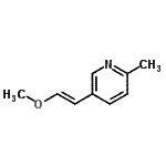 CAS#: 102878-29-5， 5-[(E)-2-Methoxyvinyl]-2-Methylpyridine