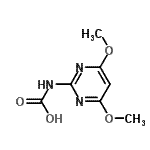 CAS#: 102909-15-9， (4,6-Dimethoxy-2-Pyrimidinyl)Carbamic Acid