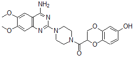 CAS#: 102932-28-5， [4-(4-Amino-6,7-Dimethoxyquinazolin-2-Yl)Piperazin-1-Yl]-(6-Hydroxy-2,3-Dihydro-1,4-Benzodioxin-2-Yl)Methanone