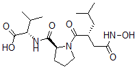 CAS#: 102962-95-8， (2S)-2-[[(2S)-1-[(2R)-2-[2-(Hydroxyamino)-2-Oxoethyl]-4-Methylpentanoyl]Pyrrolidine-2-Carbonyl]Amino]-3-Methylbutanoic Acid
