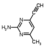 CAS#: 103011-51-4， 4-Ethynyl-6-Methyl-2-Pyrimidinamine