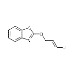 CAS#: 103027-57-2， 2-{[(2E)-3-Chloro-2-Propen-1-Yl]Oxy}-1,3-Benzothiazole