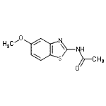 CAS#: 103040-91-1， N-(5-Methoxy-1,3-Benzothiazol-2-Yl)Acetamide