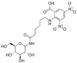 CAS#: 103083-55-2， 3,5-Dinitro-2-[[6-Oxo-6-[[(3R,4S,5S,6R)-3,4,5-Trihydroxy-6-(Hydroxymethyl)Oxan-2-Yl]Amino]Hexyl]Amino]Benzoic Acid