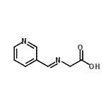 CAS 登录号：103084-32-8， (E)-N-(3-吡啶基甲基烯)甘氨酸