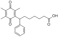 CAS#: 103185-78-0， 7-Phenyl-7-(2,4,5-trimethyl-3,6-dioxo-1,4-cyclohexadien-1-yl)heptanoic acid