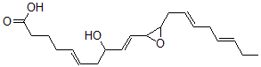 CAS 登录号：103188-13-2， (5E,9E)-8-羟基-10-[3-[(2E,5E)-辛-2,5-二烯基]环氧乙烷-2-基]癸-5,9-二烯酸
