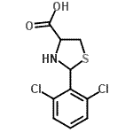 CAS#: 103263-85-0， 2-(2,6-Dichlorophenyl)-1,3-Thiazolidine-4-Carboxylic Acid
