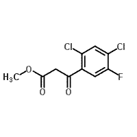 CAS#: 103319-17-1， Methyl 3-(2,4-Dichloro-5-Fluorophenyl)-3-Oxopropanoate