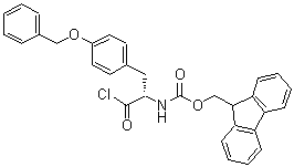 CAS#: 103321-60-4， 9H-Fluoren-9-Ylmethyl {(2S)-3-[4-(Benzyloxy)Phenyl]-1-Chloro-1-Oxo-2-Propanyl}Carbamate