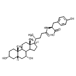 CAS#: 103528-65-0， N-[(3alpha,5beta,7alpha,8xi,9xi,14xi)-3,7-Dihydroxy-24-Oxocholan-24-Yl]-L-Tyrosine