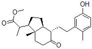 CAS#: 103596-05-0， Methyl 2-[(1R,3aS,4S,7aS)-4-[2-(5-Hydroxy-2-Methylphenyl)Ethyl]-7alpha-Methyl-5-Oxo-2,3,3a,4,6,7-Hexahydro-1H-Inden-1-Yl]Propanoate