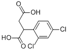 structure of CAS# 103754-45-6, 2-(2,4-Dichlorophenyl)-Butanedioic Acid;2-(2,4-DICHLORO-PHENYL)-SUCCINIC ACID